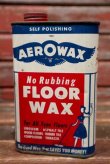 画像1: dp-211110-25 AEROWAX Rubbing FLOOR WAX / Vintage Tin Can