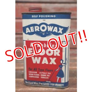 画像: dp-211110-25 AEROWAX Rubbing FLOOR WAX / Vintage Tin Can