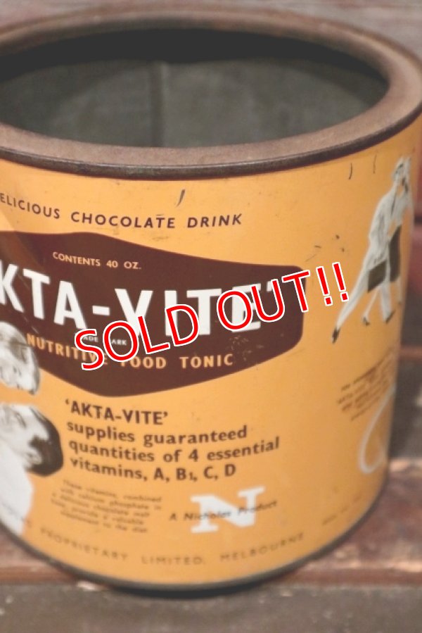 画像7: dp-211101-08 AKTA-VITE / Vintage Chocolate Drink Can