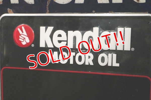 画像2: dp-211110-49 Kendall / 1980's Metal Sign "CASHER"