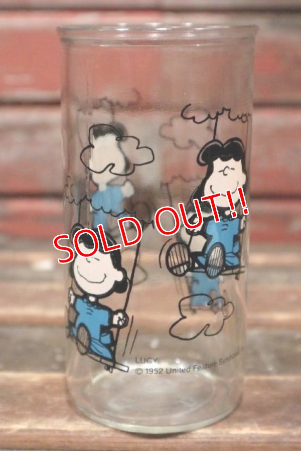 画像1: ct-211101-66 KRAFT / PEANUTS 1980's Jelly Glass "Lucy"