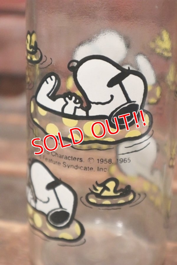 画像2: ct-211101-67 KRAFT / PEANUTS 1980's Jelly Glass "Joe Cool & Woodstock"