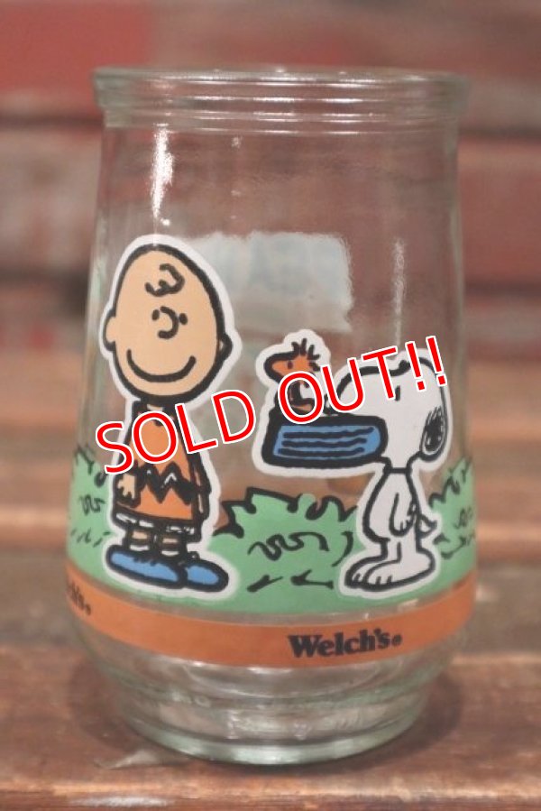 画像1: ct-211101-72 Welch's 1990's / PEANUTS Comic Classics Glass #6