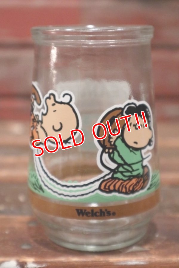 画像1: ct-211101-70 Welch's 1990's / PEANUTS Comic Classics Glass #4