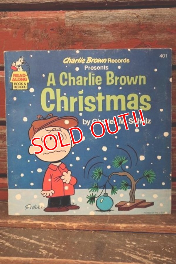 画像1: ct-211101-47 A Charlie Brown Christmas / 1977 Book & Record