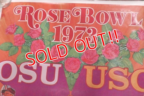 画像2: dp-200301-21 ROSE BOWL / OSU×USC 1973 Poster