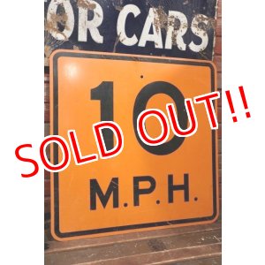 画像: dp-211110-59 Road Sign "10 M.P.H"