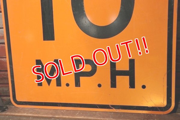 画像3: dp-211110-59 Road Sign "10 M.P.H"