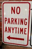 画像3: dp-211110-59 Road Sign "No Parking Any Time・Handicapped Permit Required ＄100 Fine"