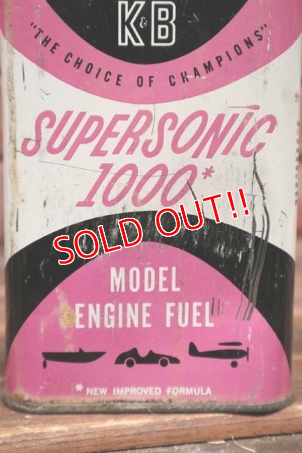 画像2: dp-211110-30 SUPERSONIC 1000 / Vintage Engine Oil Can
