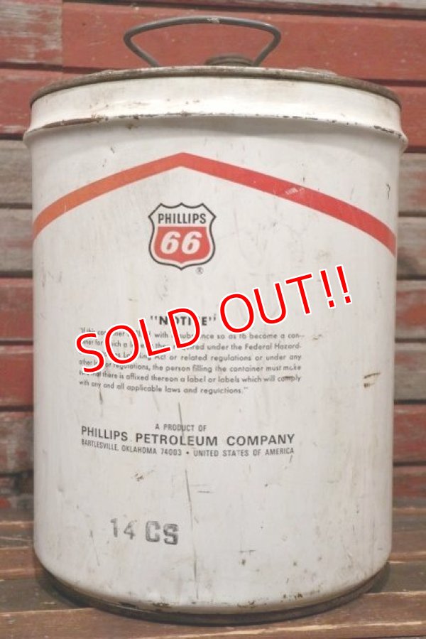 画像4: dp-211101-12 PHILLIPS 66 / 1970's 5 U.S.GALLONS Oil Can