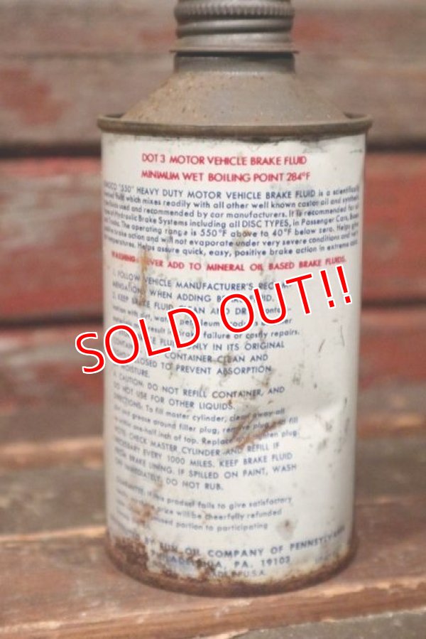 画像4: dp-211110-64 SUNOCO / "550" BRAKE FULUID Can