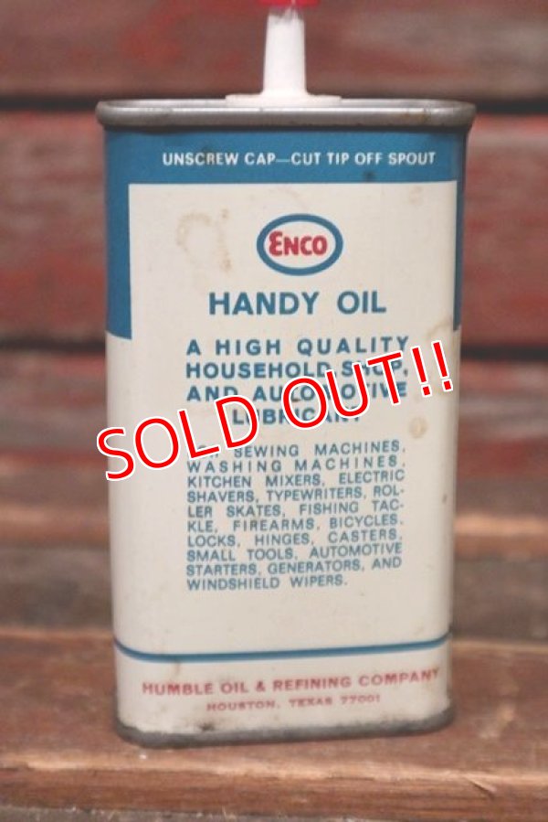 画像5: dp-211110-62 ENCO / 1960's HANDY OIL Can
