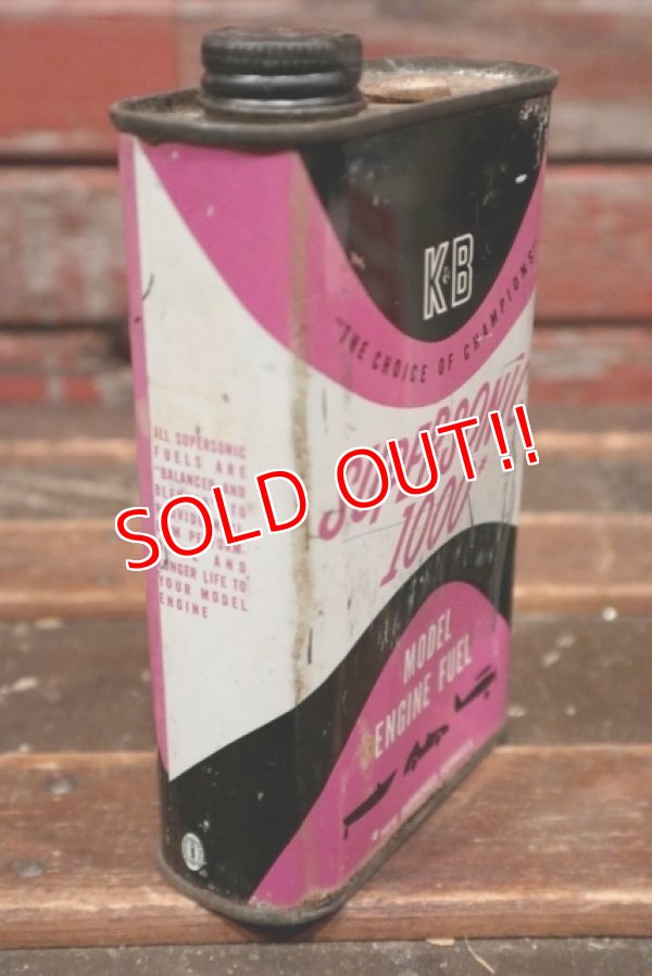 画像3: dp-211110-30 SUPERSONIC 1000 / Vintage Engine Oil Can