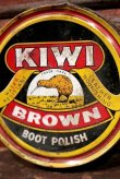 画像2: dp-210901-71 KIWI / 1970's〜BOOT POLISH "BROWN" Can