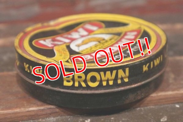 画像5: dp-210901-71 KIWI / 1970's〜BOOT POLISH "BROWN" Can