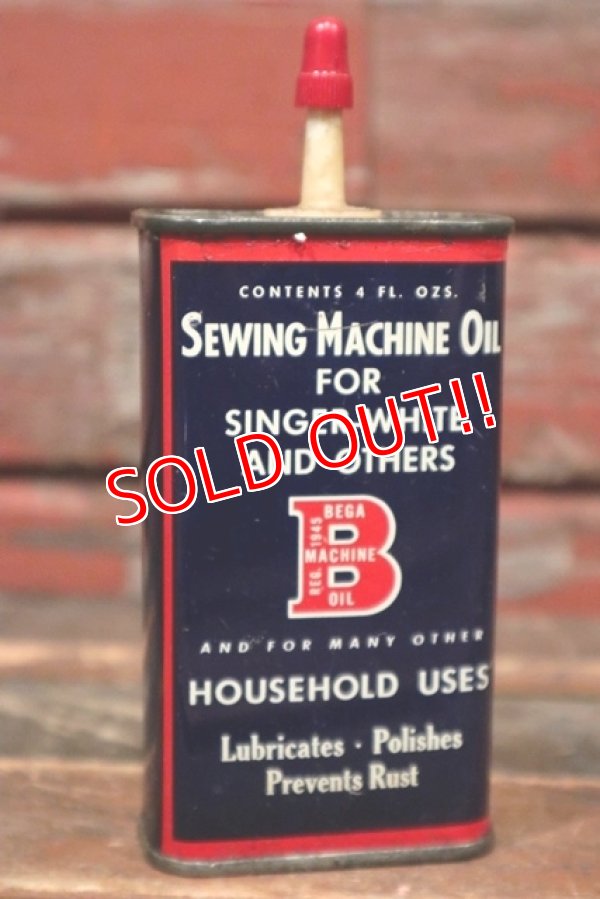 画像1: dp-211110-65 BEGA MACHINE OIL / SEWING MACHINE OIL Handy Can