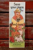 画像1: ct-150217-08 Smokey Bear / 1980's Bookmark