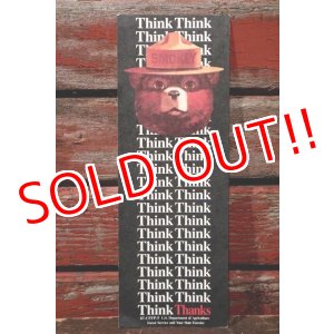 画像: ct-150217-08 Smokey Bear / 1980's Bookmark