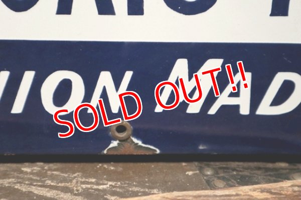 画像9: dp-211201-31 DUBBLE WARE OVERALLS / 1930's-1940's Enamel Sign