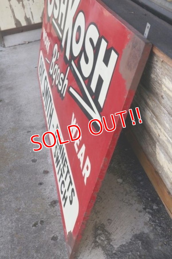 画像13: dp-211201-03 OSHKOSH / 1940's Huge Advertising Sign