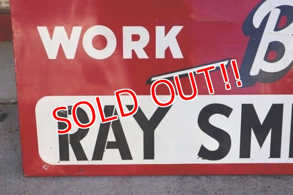 画像5: dp-211201-03 OSHKOSH / 1940's Huge Advertising Sign