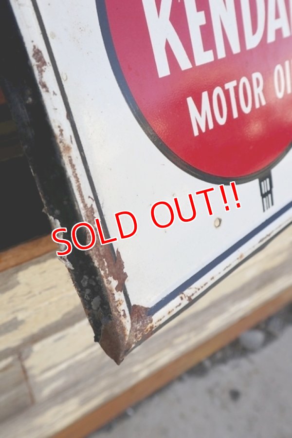 画像9: dp-211201-05 KENDALL / 1940's Metal Sign