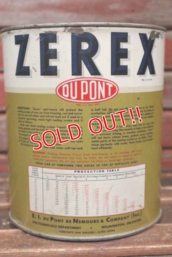 画像3: dp-211201-19 DU PONT / Anti-Freeze and Anti Rust ZEREX Can