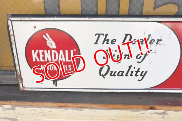 画像2: dp-211201-05 KENDALL / 1940's Metal Sign