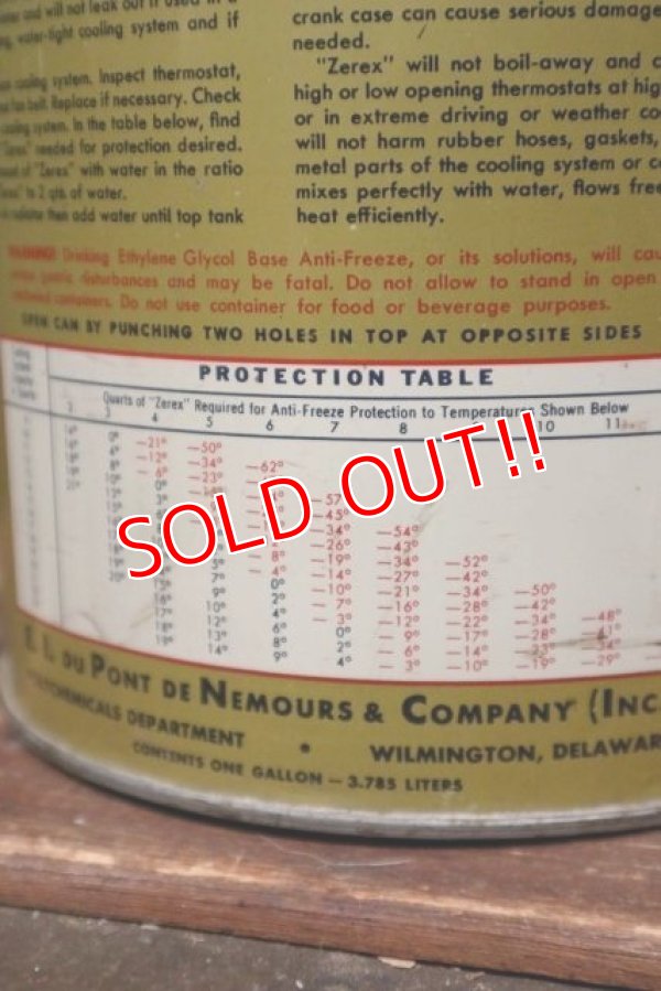 画像4: dp-211201-19 DU PONT / Anti-Freeze and Anti Rust ZEREX Can