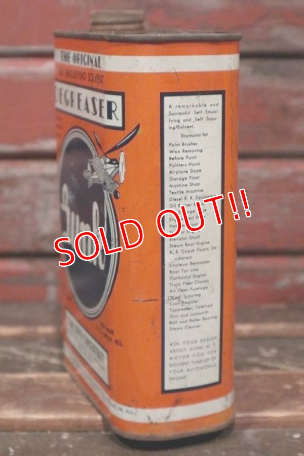 画像4: dp-211201-32 GUNK / DEGREASE Vintage Can