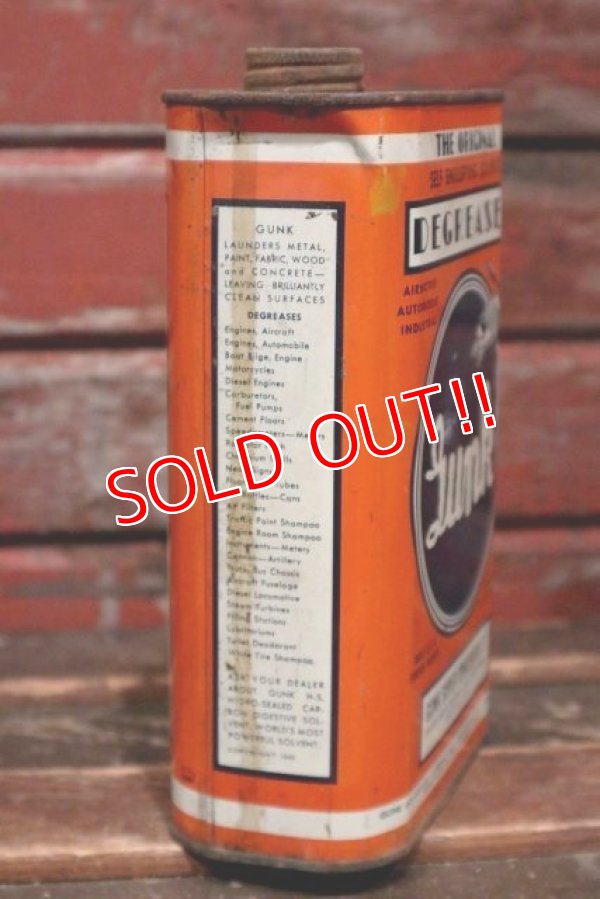 画像3: dp-211201-32 GUNK / DEGREASE Vintage Can