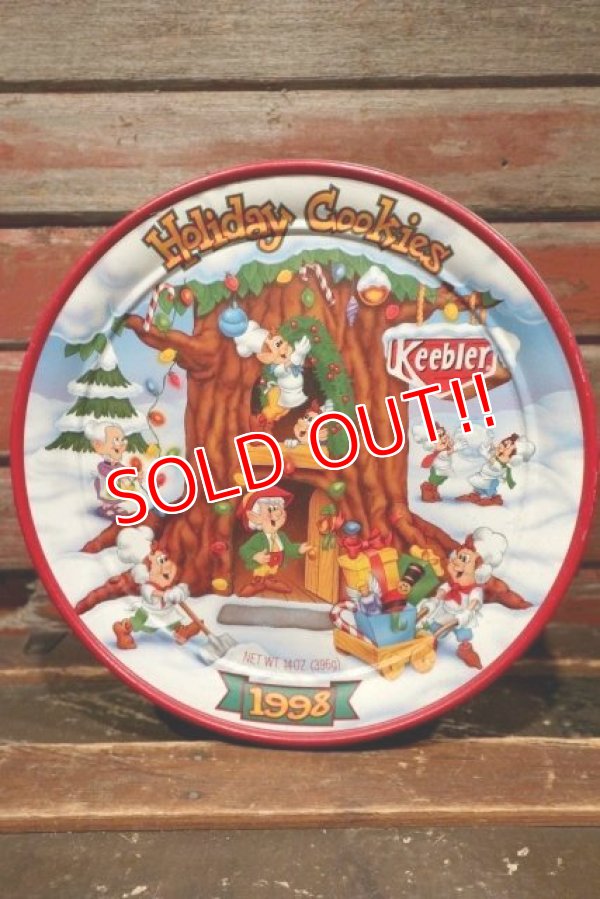 画像1: ct-211201-103 Keebler / 1998 Holiday Cookie Can