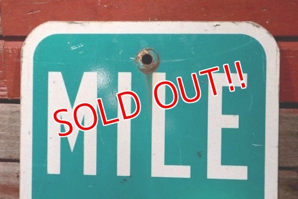 画像2: dp-211201-22 Road Sign "MILE 1"