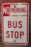 画像1: dp-211201-21 Road Sign "NO PARKING BUS STOP"