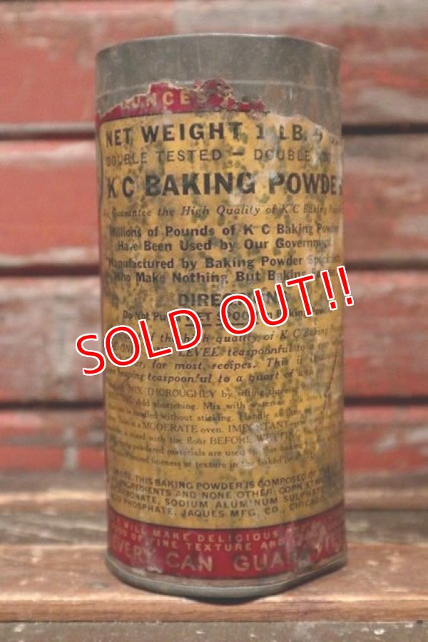 画像4: dp-211210-51 KC / Vintage Baking Powder Can