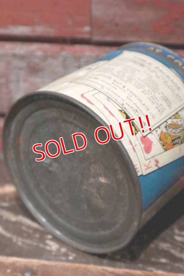 画像8: ct-211210-13 PLANTERS / MR.PEANUT 1930's-1940's Salted Peanuts Can