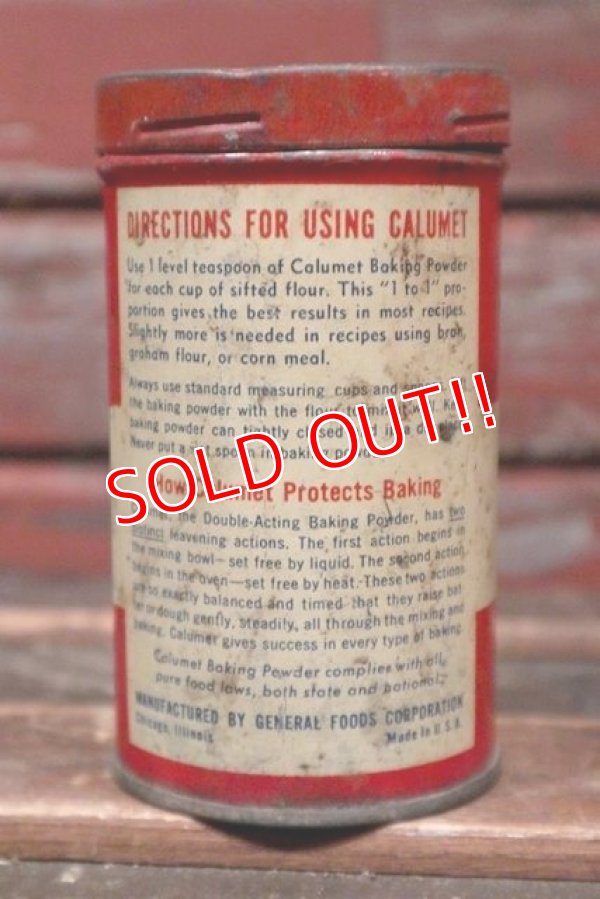 画像5: dp-211210-19 CALUMET / Vintage Baking Powder Can