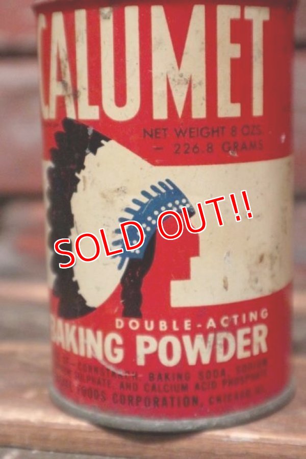 画像2: dp-211210-19 CALUMET / Vintage Baking Powder Can
