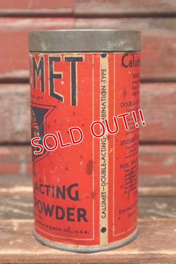 画像3: dp-211210-20 CALUMET / Vintage Baking Powder Can