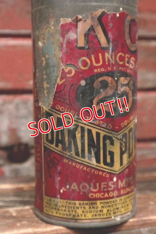 画像2: dp-211210-51 KC / Vintage Baking Powder Can