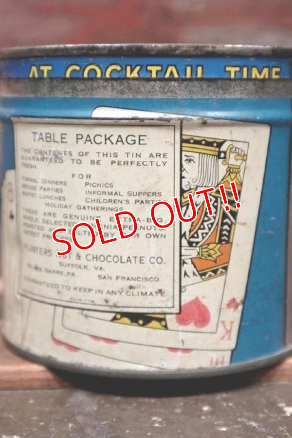 画像5: ct-211210-13 PLANTERS / MR.PEANUT 1930's-1940's Salted Peanuts Can