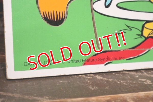 画像4: ct-211210-26 Garfield / Playskool 1970's Wood Frame Tray Puzzle