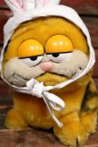 画像2: ct-2211201-24 Garfield / DAKIN 1980's Plush Doll "Easter Bunny"