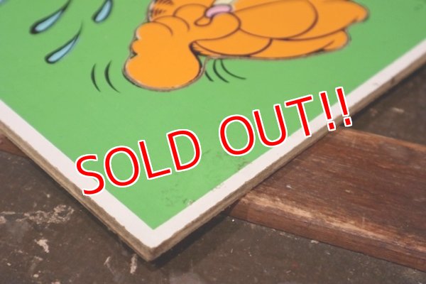 画像7: ct-211210-26 Garfield / Playskool 1970's Wood Frame Tray Puzzle