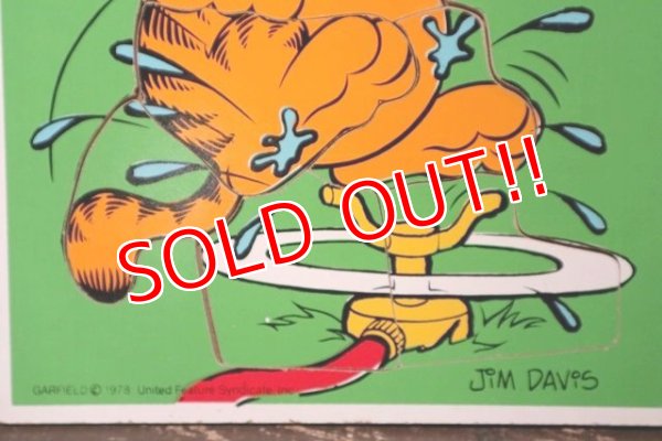 画像3: ct-211210-26 Garfield / Playskool 1970's Wood Frame Tray Puzzle