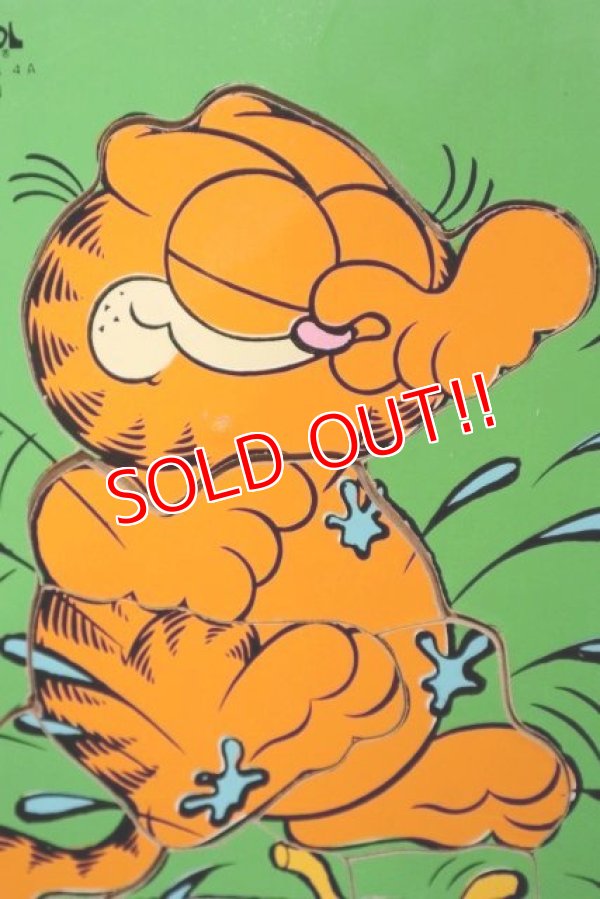 画像2: ct-211210-26 Garfield / Playskool 1970's Wood Frame Tray Puzzle