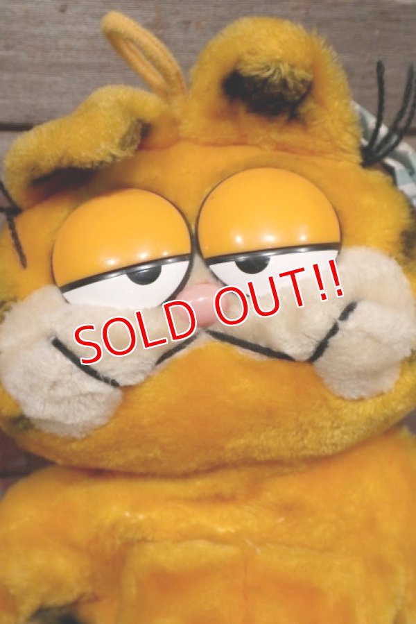 画像2: ct-2211201-30 Garfield / DAKIN 1980's Pouch Plush Doll