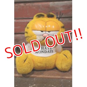 画像: ct-2211201-25 Garfield / DAKIN 1980's Plush Doll "I HATE MONDAYS"