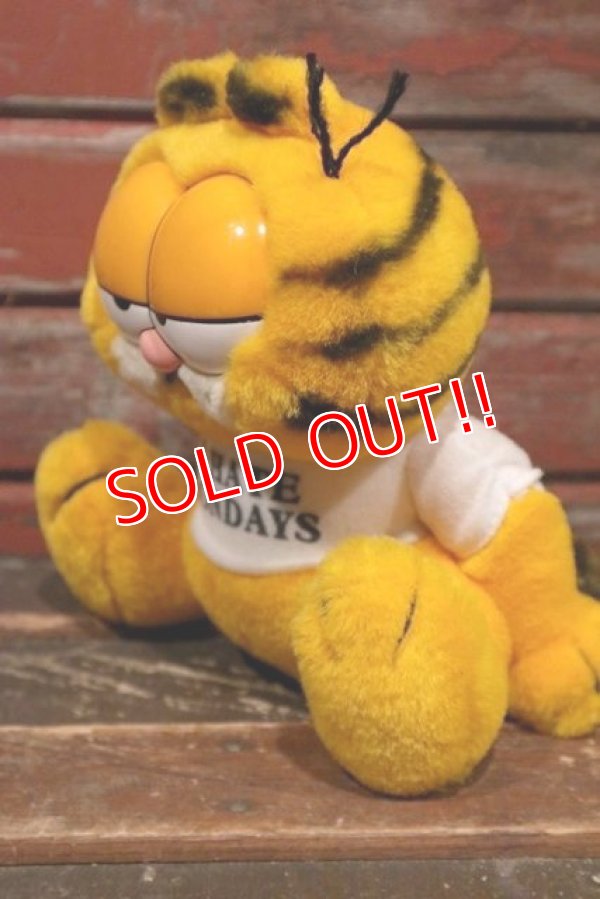 画像3: ct-2211201-25 Garfield / DAKIN 1980's Plush Doll "I HATE MONDAYS"